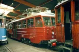 Malmköping railcar 16 inside the depot Hall III (1995)