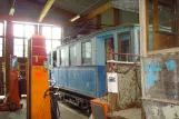 Malmköping railcar M 1 inside the depot Hall III (2012)