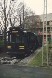 Malmö museum tram Koltåget 106 on the side track at Teknikens och Sjöfartens Hus (1985)