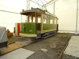 Malmö railcar 100 inside Teknikens och Sjöfartens Hus (2022)