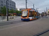 Mannheim low-floor articulated tram 4133 on Kaiserring (2023)