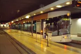 Marseille tram line T1 with low-floor articulated tram 031 at Noailles (2016)
