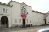 Milan the entrance to Museo Nazionale della Scienza e della Tecnologia Leonardo da Vinci (2009)