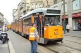 Milan tram line 2 with articulated tram 4812 on Via Orefici (2009)