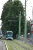 Milan tram line 31 with low-floor articulated tram 7116 on Viale Fulvio Testi (2009)