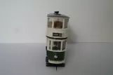 Model tram: Blackpool bilevel rail car 49, the front (2006)