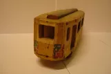 Model tram: Copenhagen, the front wooden toy tram, from Copenhagen. LINIE 14 (1933)