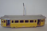 Model tram: Copenhagen tram line 3 side of one linie 3 bogie motor car (1953)