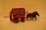 Model tram: London The side of a horse tram (1955)