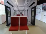 Model tram: Odense Model of the interior of a carriage from Odense Letbane (2018)