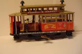 Model tram: San Francisco cable car 8 the key side (2013)