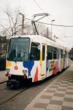 Mülheim regional line 112 with articulated tram 279 at Kaiserplatz (1996)