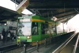 Mülheim regional line 112 with low-floor articulated tram 207 at Neue Mitte (2004)