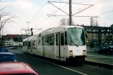 Mülheim tram line 102 with articulated tram 278 at Broicher Mitte (2004)