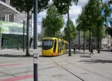 Mulhouse tram line Tram 1 on Porte Jeune (2019)