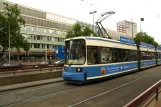 Munich tram line 19 with low-floor articulated tram 2137 by Hauptbahnhof (2009)