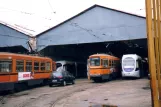 Naples railcar 990 inside the depot San Giovanni a Teduccio (2005)
