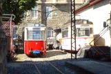 Naumburg (Saale) sidecar 19 at the depot Naumburger Straßenbahn (Heinrich-von-Stephan-Platz) (2014)