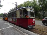 Naumburg (Saale) tourist line 4 with railcar 38 at Salztor (2023)