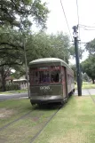 New Orleans line 12 St. Charles Streetcar with railcar 906 on S. Carrollton Avenue (2010)