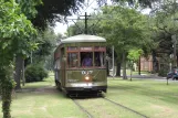 New Orleans line 12 St. Charles Streetcar with railcar 937 near S Carrollton / Willow (2010)