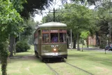 New Orleans line 12 St. Charles Streetcar with railcar 937 on S. Carrollton Avenue (2010)