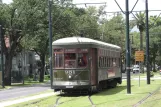 New Orleans line 12 St. Charles Streetcar with railcar 951 at S Claiborne (2010)