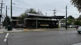 New Orleans line 12 St. Charles Streetcar with railcar 954 at Carrollton (2024)