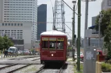 New Orleans line 2 Riverfront with railcar 459 at Julia (2010)