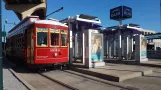 New Orleans line 49 Riverfront with railcar 2018 at UPT (2018)
