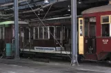 New Orleans museum tram 59 inside the depot Willow street, Carrollton (2010)