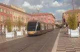 Nice tram line 1 on Place Massena (2016)