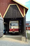 Nordingrå railcar 21 inside the depot Car barn (2009)