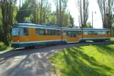 Norrköping tram line 2 with articulated tram 66 "Braunschweig" at Fridvalla (2009)