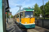 Norrköping tram line 3 with articulated tram 62 "Düsseldorf" at Resecentrum (2009)