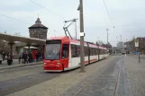 Nuremberg low-floor articulated tram 1123 at Plärrer (2013)