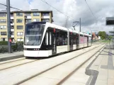 Odense Tramway with low-floor articulated tram 07 "Drømmen" at Ejerslykke (2023)