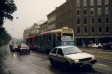 Oslo extra line 15 with railcar 204 on Drammensveien (1987)