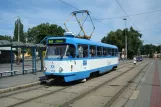 Ostrava tram line 11 with railcar 1046 at Elektra (2008)