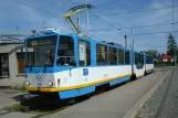 Ostrava tram line 17 with articulated tram 1511 at Vřesinská (2008)
