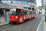 Plauen articulated tram 220 at Tunnel (2008)