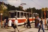 Plauen tram line 1  at Tunnel (1990)