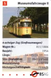 Playing card: Bremen railcar 811 on Eduard-Schopf-Allee (2006)