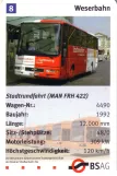Playing card: Bremen Stadtrundfahrt (MAN FRH 422) (2006)