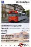 Playing card: Bremen tram line 4 with articulated tram 3537 near Falkenstr. (2006)