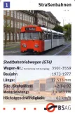 Playing card: Bremen tram line 4 with articulated tram 3537 on Bürgermeister-Smidt-Straße (2006)