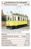 Playing card: Karlsruhe railcar 182 (2002)