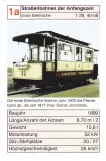 Playing card: Karlsruhe railcar 23 (2002)