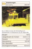 Playing card: Karlsruhe snowplow 497 Arbeitswagen Schneepflug (2002)