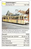 Playing card: Karlsruhe tram line 2 on Siemensallee (2002)